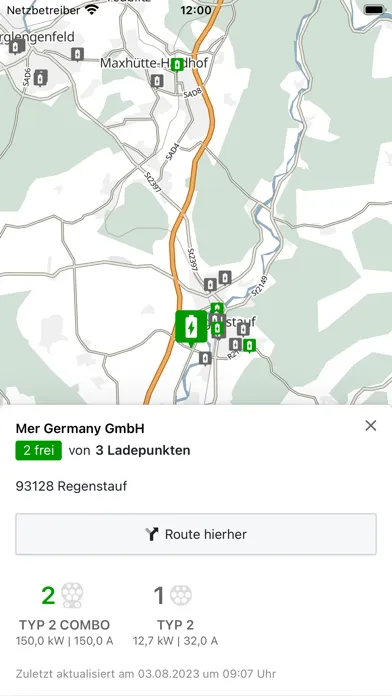 Zrzuty ekranu BayernInfo Maps
