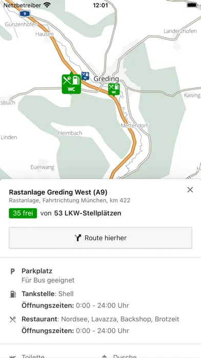 Zrzuty ekranu BayernInfo Maps