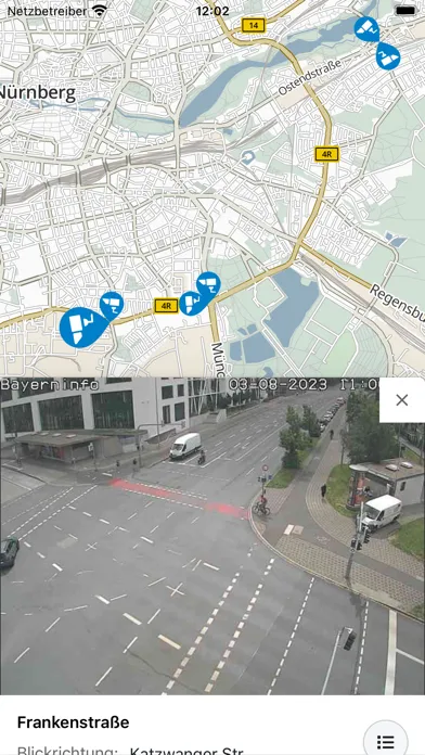 Zrzuty ekranu BayernInfo Maps