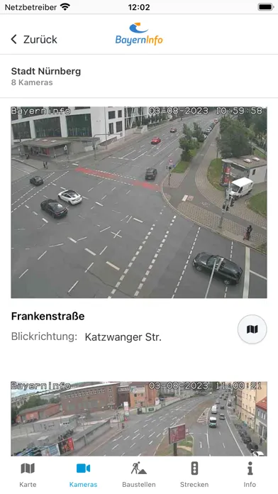 Zrzuty ekranu BayernInfo Maps