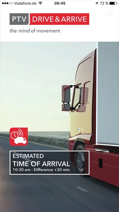 PTV Driver App Screenshots