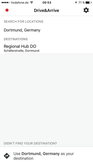 PTV Driver App Screenshots