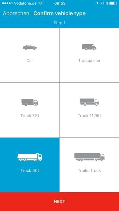 PTV Driver App Screenshots