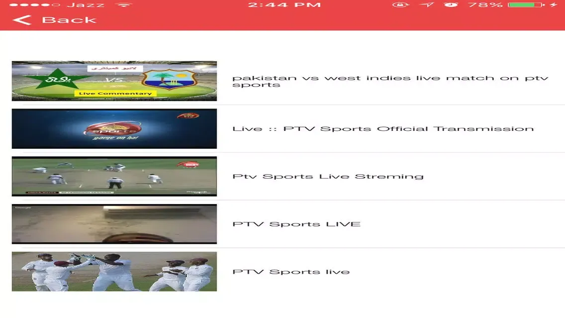 PTV Sports Live Streaming Matches应用截图