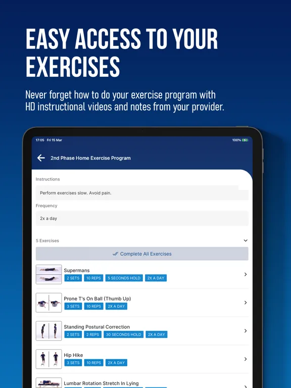 Скриншоты NC Water & Sports Therapy Ctr. iPad 