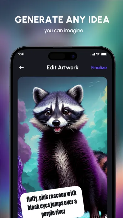 Tangkapan layar AI Art Generator - Art Studio