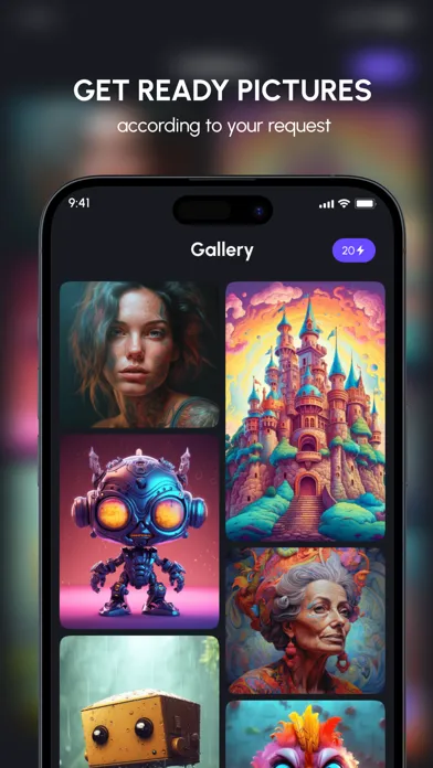 Tangkapan layar AI Art Generator - Art Studio