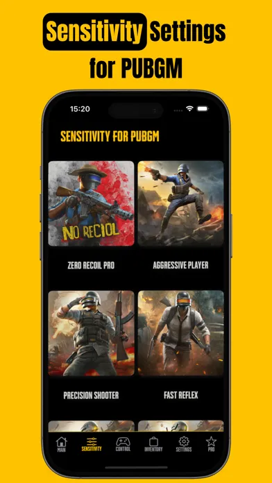Sensitivity for PUBGM スクリーンショット