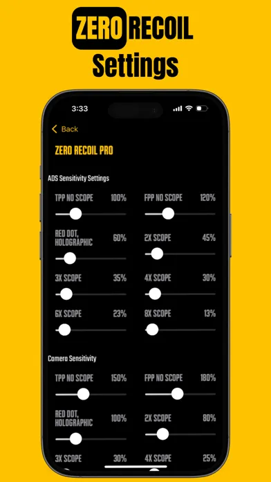 Sensitivity for PUBGM スクリーンショット