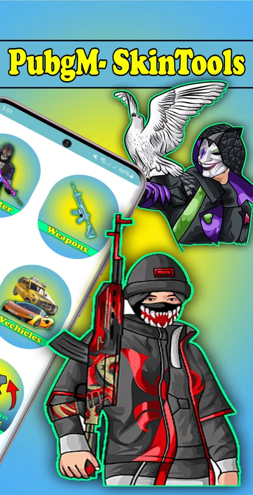 PUBGM - Skin Tools Unlock 스크린샷