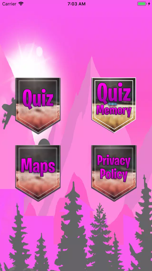 UC Quiz Screenshots