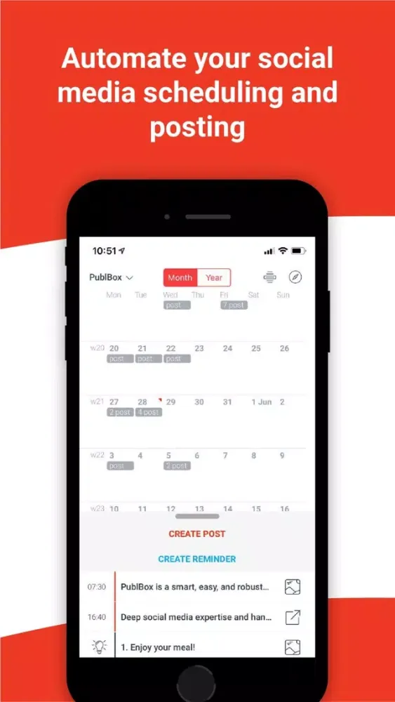 PublBox: Social Media Tools Screenshots