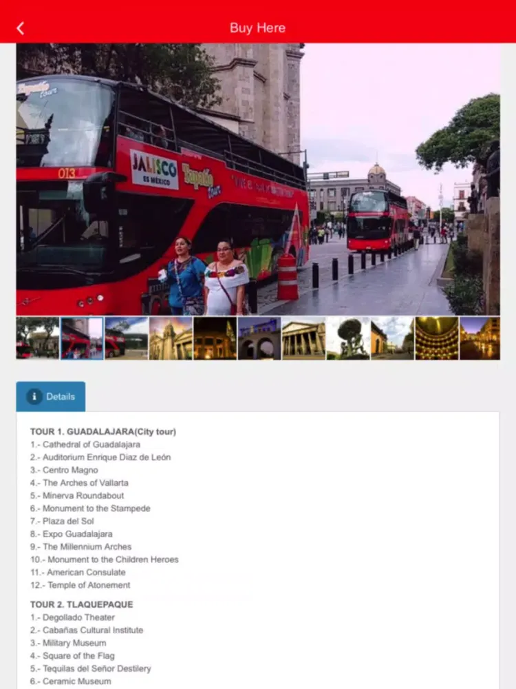 Mexican Tours iPad  স্ক্রিনশট