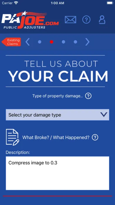 Captures d'écran de Public Adjuster
