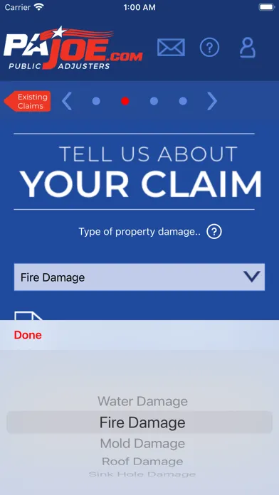 Captures d'écran de Public Adjuster