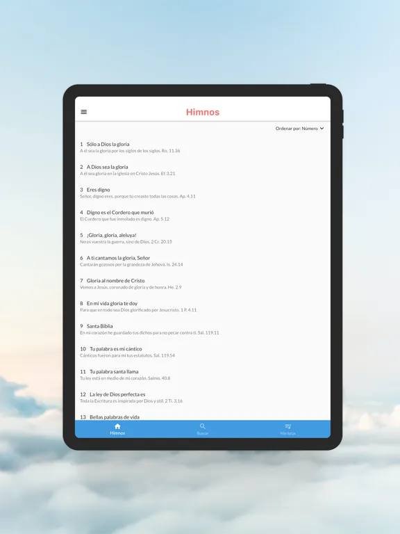 Himnario INPM Letra iPad  Screenshots