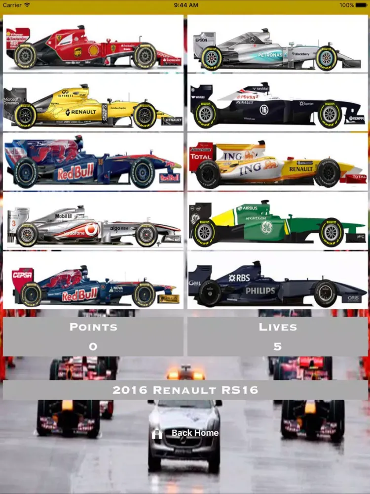 Guess Racing Cars Models iPad 应用截图
