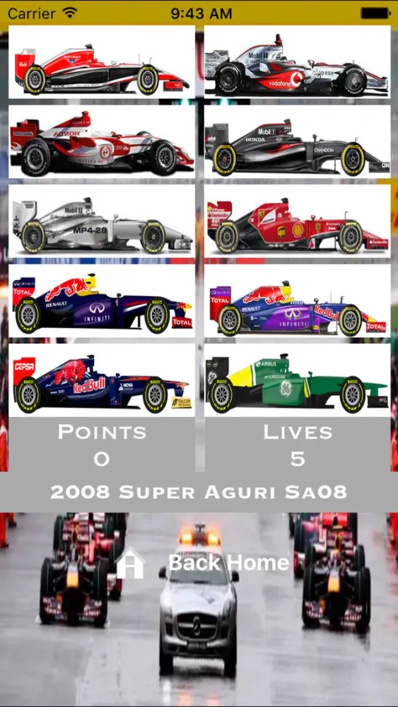 Guess Racing Cars Models应用截图
