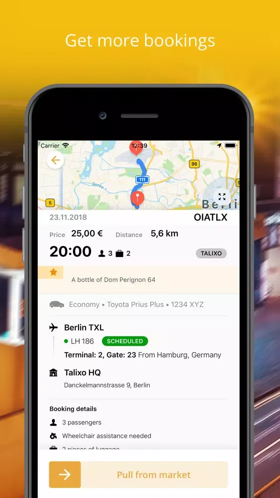 Скриншоты MyChauffeur Driver