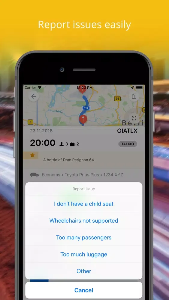 Скриншоты MyChauffeur Driver