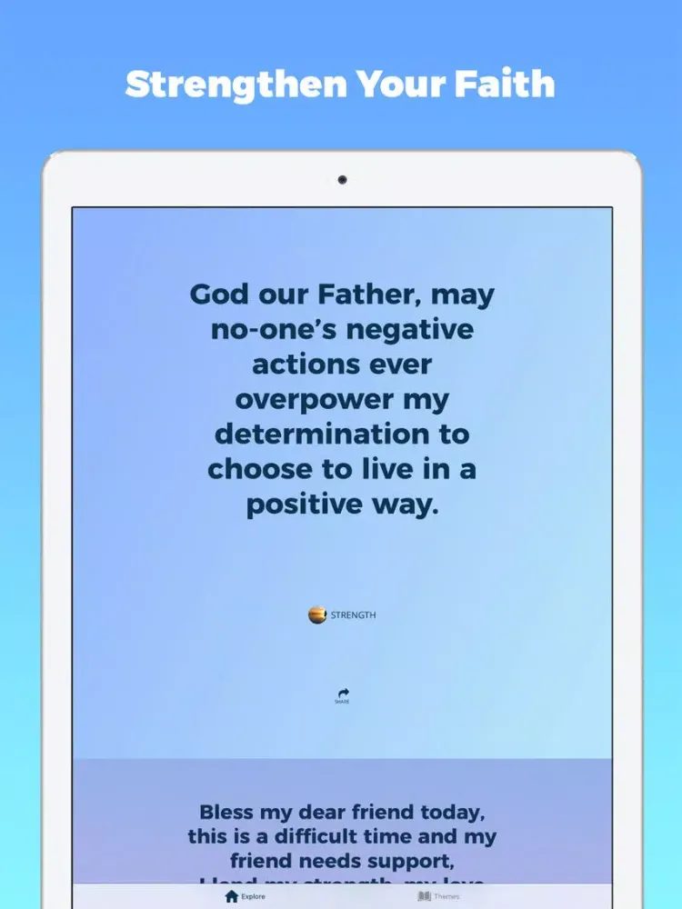 Ảnh chụp màn hình của Prayer Daily Devotional Verses iPad 