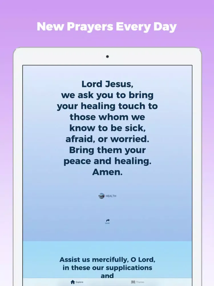 Ảnh chụp màn hình của Prayer Daily Devotional Verses iPad 