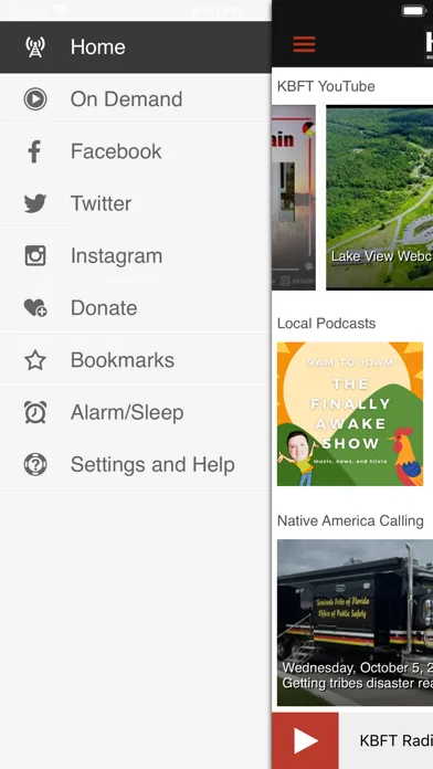 Скриншоты KBFT App