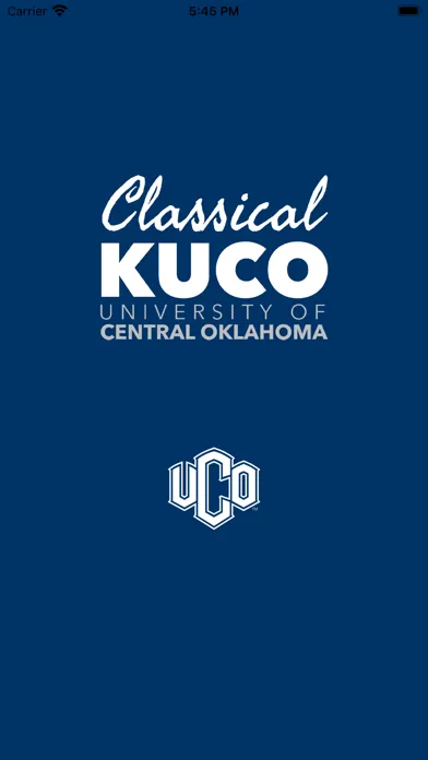 Tangkapan layar KUCO Classical Radio App
