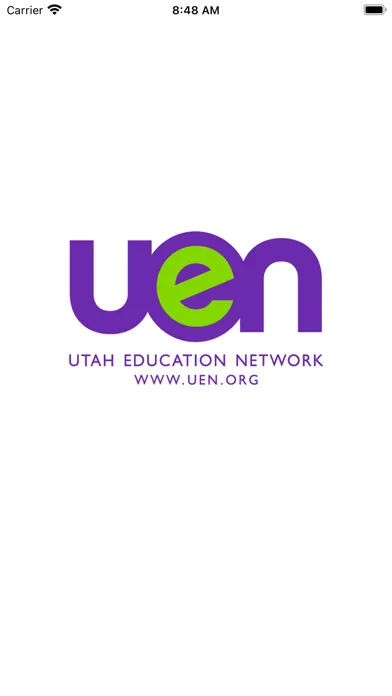 Capturas de tela do Utah Education Network