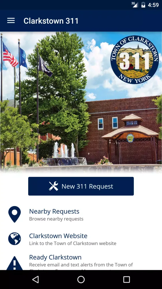 Clarkstown 311 Ekran Görüntüleri