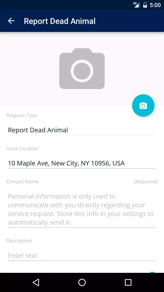 Clarkstown 311 Ekran Görüntüleri