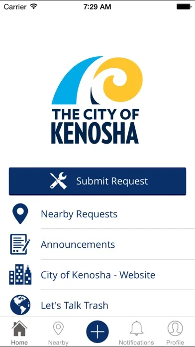 Kenosha City App Ekran Görüntüleri