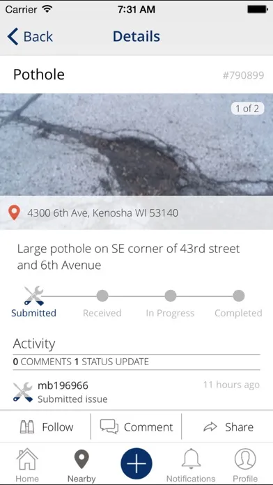 Kenosha City App Ekran Görüntüleri