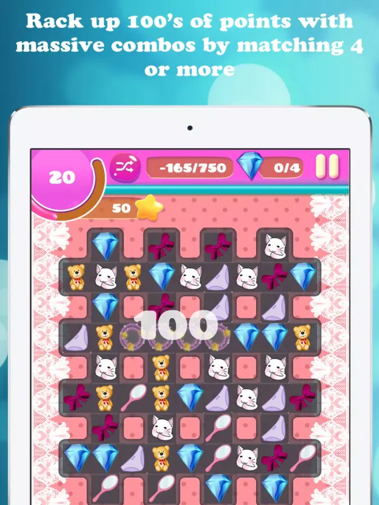 Captures d'écran de Moe Smash - The cutest match 4 game available! iPad 