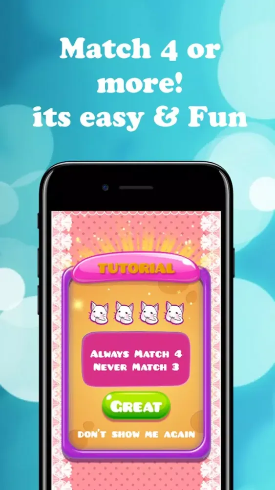 Captures d'écran de Moe Smash - The cutest match 4 game available!