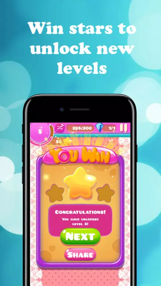 Captures d'écran de Moe Smash - The cutest match 4 game available!