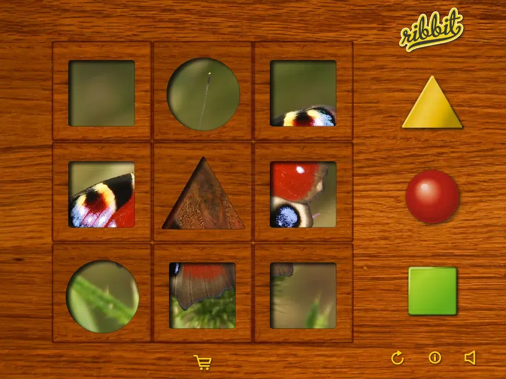 Shapes puzzle for the youngest. Training motor skills of preschoolers using attractive animal pictures or pictures of your own family! iPad  سکرین شاٹس