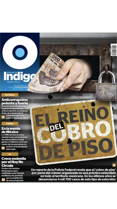 Reporte Indigo DF Screenshots