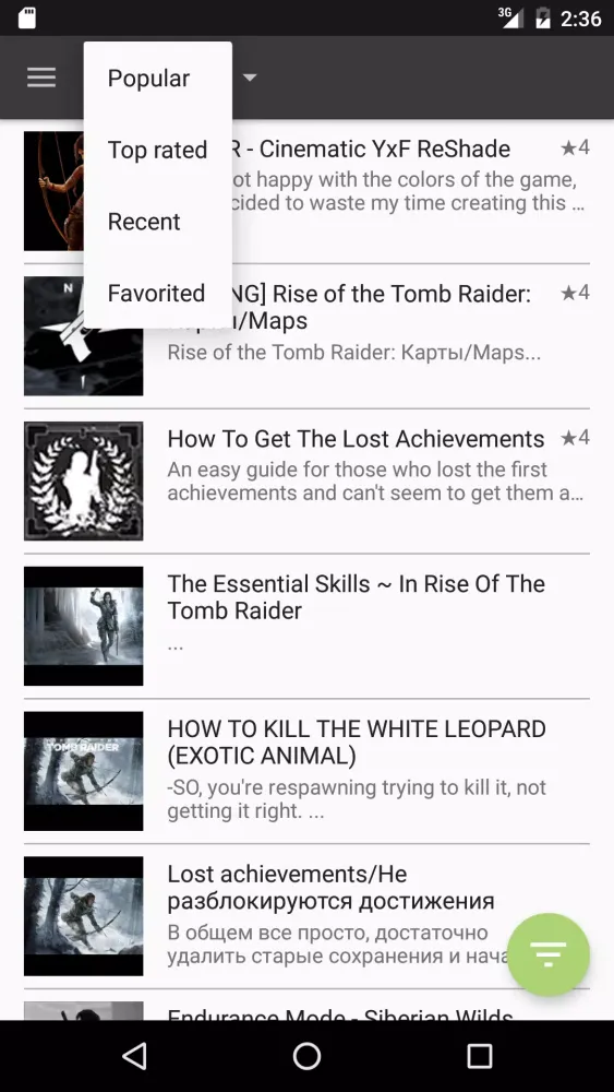 Zrzuty ekranu GQ Tomb Raider