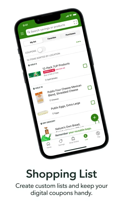 Publix स्क्रीनशॉट