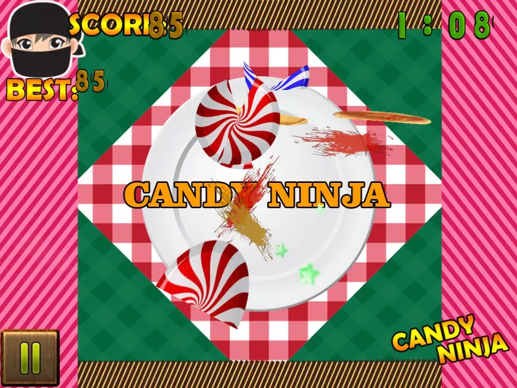 Candy Ninja - Fishing Sweets Like A Pro iPad  Screenshots