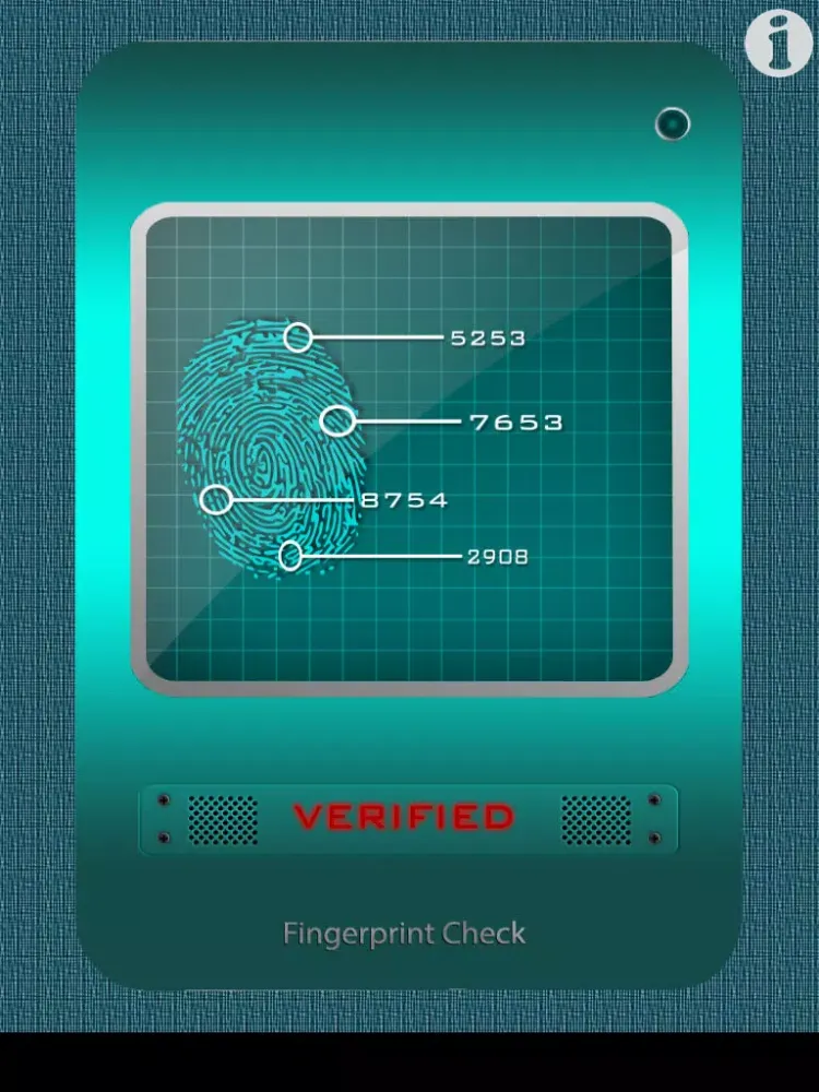 Capturas de tela do Fingerprint Check - Scan Your Finger For A Record iPad 