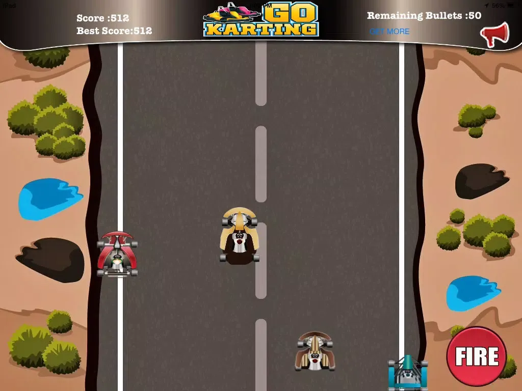 Ảnh chụp màn hình của Go Karting - Free Real Speed Racing Game iPad 