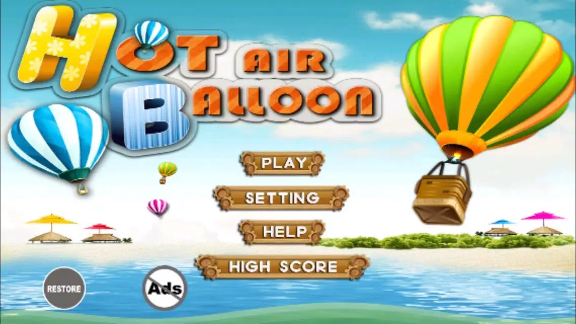 Ảnh chụp màn hình của Hot Air Balloon - Crazy Wind Action