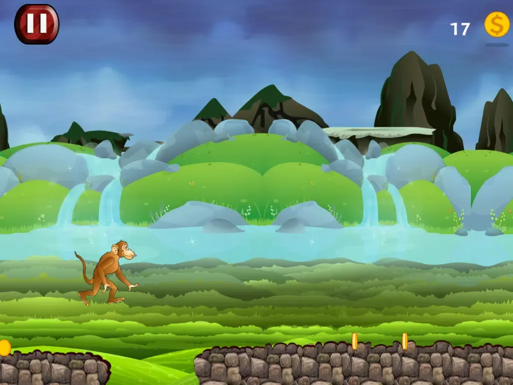 Monkey Run - Jump and Race Through The Jungle iPad  سکرین شاٹس