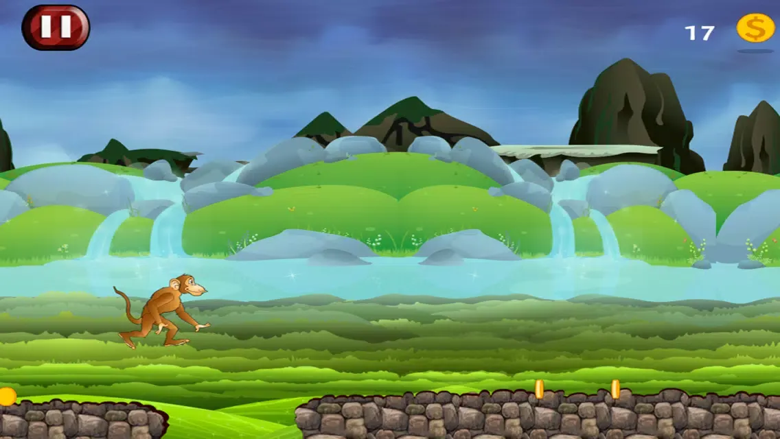 Monkey Run - Jump and Race Through The Jungle سکرین شاٹس