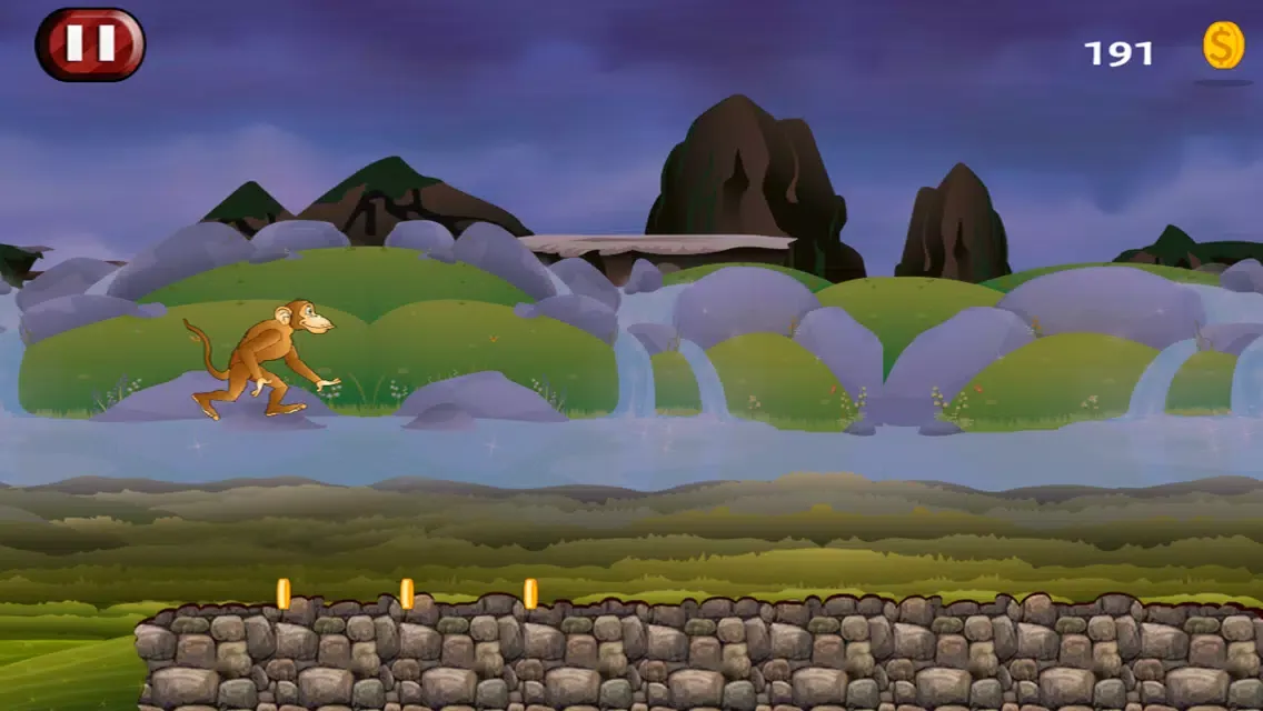 Monkey Run - Jump and Race Through The Jungle سکرین شاٹس