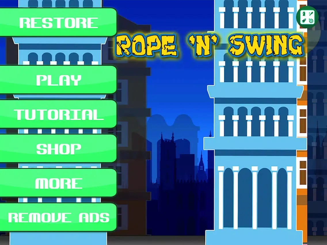Zrzuty ekranu Rope 'n' Swing: Till Dawn iPad 
