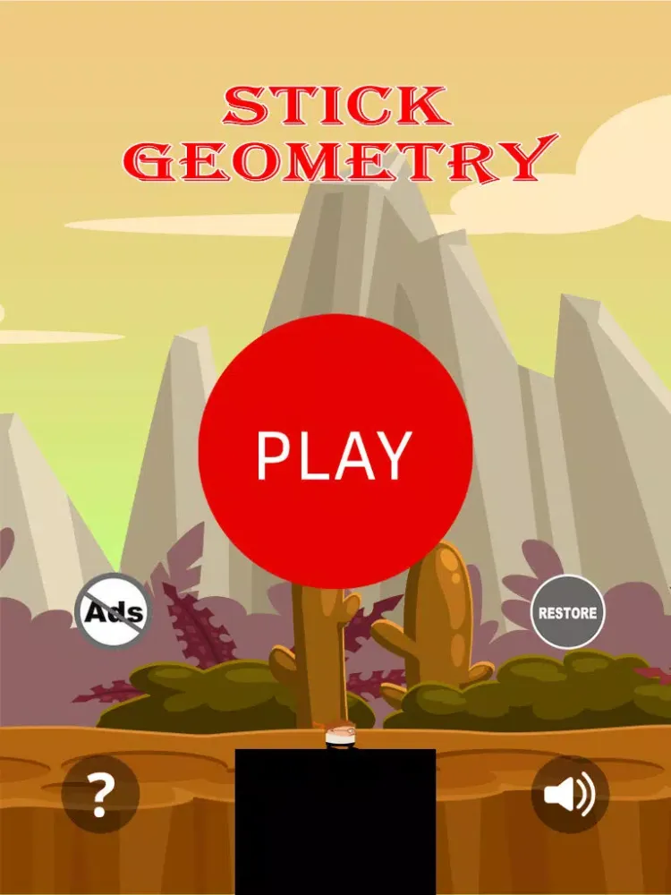 Stick Geometry - Dash Your Way Through The Fields And Be A Hero iPad  スクリーンショット