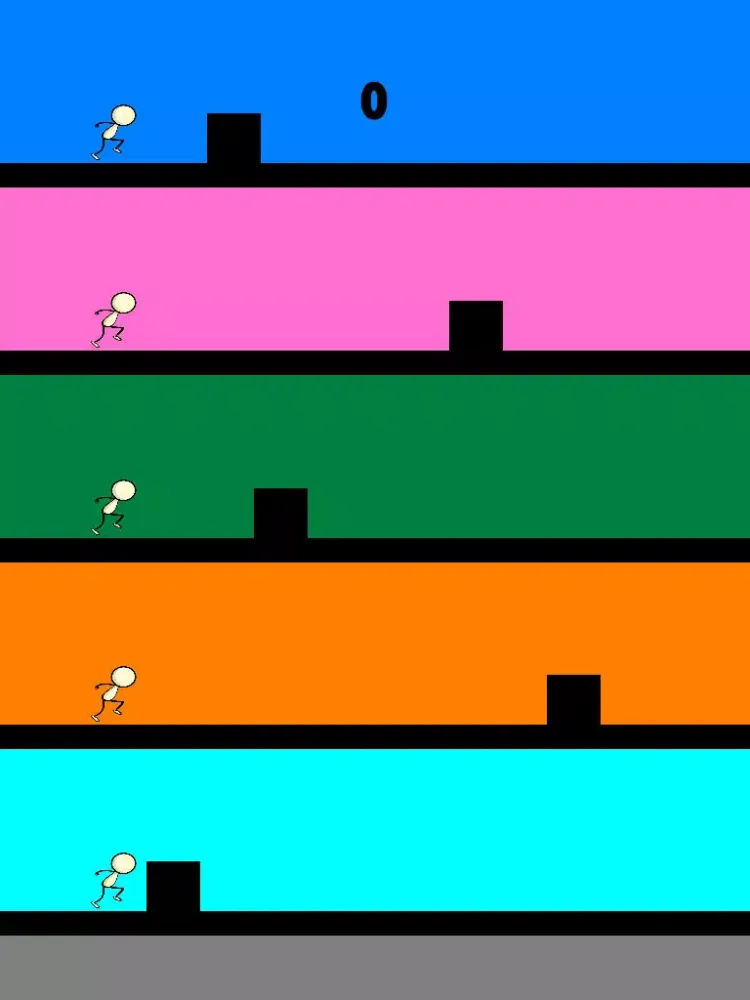 Stickman Jump - Don't Make Them Fall Or Fight! iPad  স্ক্রিনশট